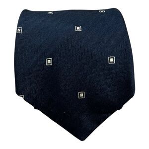 Lanvin Paris Navy Blue Tie